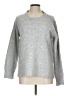 Ann Taylor LOFT Outlet Solid Silver Pullover Sweater Size Lg Petite - photo 1