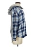 No Boundaries Plaid Blue Long Sleeve Button-Down Shirt Size M - photo 4