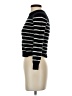 Amicale Stripes Black Turtleneck Sweater Size XS - photo 5