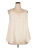 Torrid 100% Polyester Ivory Sleeveless Blouse Size 2X Plus (2) - photo 1