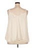 Torrid 100% Polyester Ivory Sleeveless Blouse Size 2X Plus (2) - photo 2