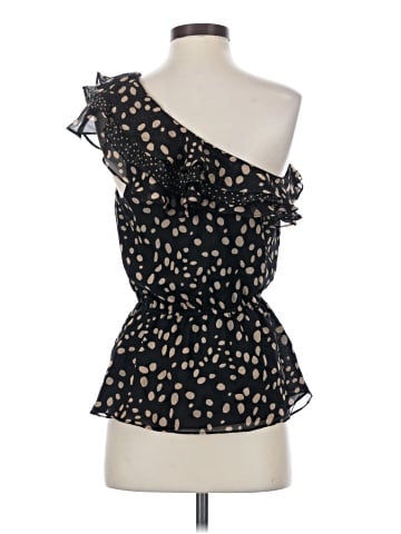 Bebe Sleeveless Silk Top (view 2)