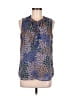 Daniel Rainn 100% Polyester Blue Sleeveless Blouse Size M - photo 1