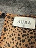 Aura Animal Print Brown Romper Size S - photo 4
