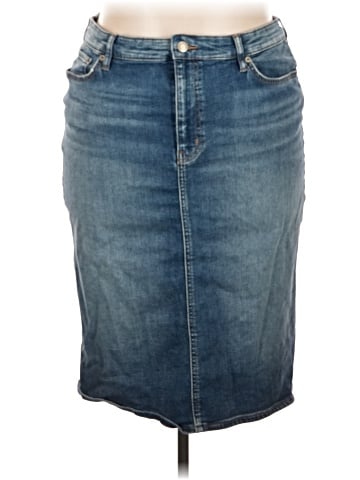 Lauren by Ralph Lauren Denim Skirt (view 1)