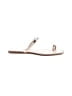 Ann Taylor 100% Leather Silver Sandals Size 7 - photo 1