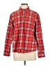 Riders by Lee 100% Polyester Plaid Red Long Sleeve Blouse Size L - photo 1