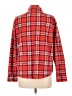Riders by Lee 100% Polyester Plaid Red Long Sleeve Blouse Size L - photo 2