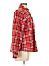 Riders by Lee 100% Polyester Plaid Red Long Sleeve Blouse Size L - photo 4