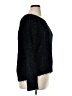Jennifer Lopez Metallic Black Pullover Sweater Size XL - photo 4