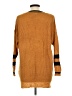 No Comment 100% Acrylic Color Block Brown Pullover Sweater Size L - photo 2