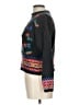 Carole Little Print Black Pullover Sweater Size Lg Petite - photo 5