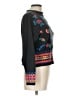 Carole Little Print Black Pullover Sweater Size Lg Petite - photo 4
