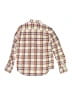 Crewcuts 100% Cotton Plaid Yellow Long Sleeve Button-Down Shirt Size 14 - photo 2