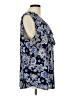 Naif Blue Sleeveless Blouse Size 1X - photo 4