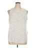 Athleta Silver Sleeveless T-Shirt Size XL - photo 1