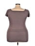 M Rena Brown Short Sleeve Top Size 2X - photo 2