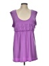 Grace Purple Sleeveless Blouse Size L - photo 1