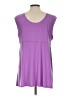Grace Purple Sleeveless Blouse Size L - photo 2