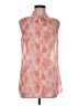 Willi Smith 100% Polyester Pink Sleeveless Blouse Size M - photo 1