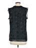 CAbi 100% Polyester Black Sleeveless Blouse Size M - photo 2
