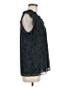 CAbi 100% Polyester Black Sleeveless Blouse Size M - photo 4