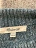 Madewell Chevron-herringbone Teal Pullover Sweater Size XXS - photo 7