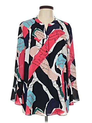 Nic + Zoe Long Sleeve Blouse (view 1)