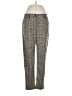 CAbi Houndstooth Brown Casual Pants Size 6 - photo 1