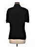 Quince Black Short Sleeve Silk Top Size M - photo 2