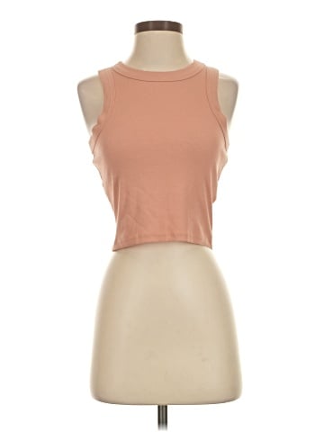 Madewell Supima&reg; Rib Crop Tank (view 1)