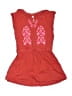 Tea 100% Cotton Red Dress Size 4 - photo 1