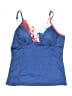Unbranded 100% Polyester Graphic Blue Swimsuit Top Size XL - photo 1