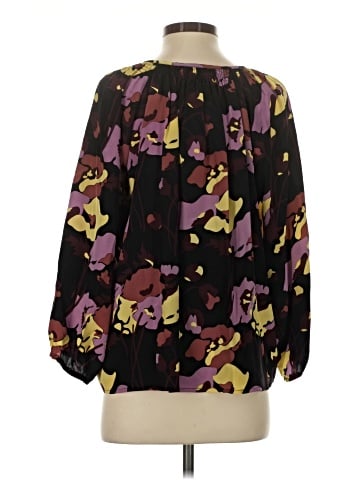 Tucker 3/4 Sleeve Silk Top (view 2)
