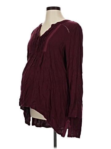 Motherhood Long Sleeve Blouse (view 1)