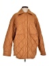Billabong 100% Polyester Argyle Tan Brown Coat Size S - photo 1