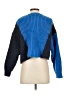 Zara Color Block Blue Pullover Sweater Size S - photo 2