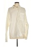 Zara Ivory Long Sleeve Button-Down Shirt Size M - photo 1