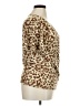 Evan Picone Animal Print Brown Short Sleeve Blouse Size 1X - photo 4