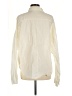 Zara Ivory Long Sleeve Button-Down Shirt Size M - photo 2
