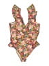 Summersalt Floral Pink One Piece Swimsuit Size 18 - photo 1