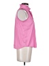 Ann Taylor LOFT 100% Polyester Solid Pink Tank Top Size S (petite) - photo 4