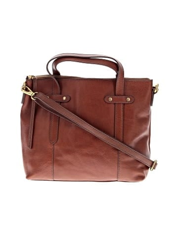 Fossil Leather Satchel (view 1)