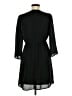 Express 100% Polyester Solid Black Casual Dress Size 8 - photo 2