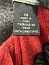 Horny Toad 100% Lambswool Red Wool Pullover Sweater Size XS - photo 8