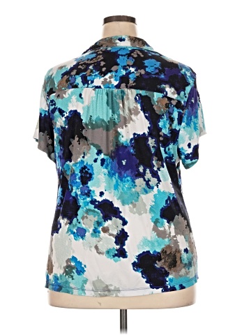Alfani Short Sleeve Blouse (view 2)