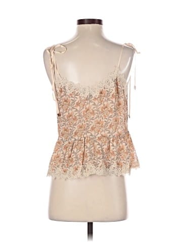 Paige Sleeveless Silk Top (view 2)