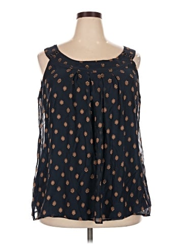 Roz & Ali Sleeveless Blouse (view 1)