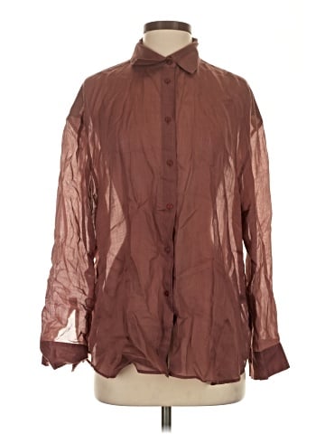 Massimo Dutti Long Sleeve Blouse (view 1)