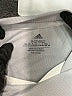 Adidas 100% Polyester Silver Short Sleeve T-Shirt Size 11 - 12 - photo 3